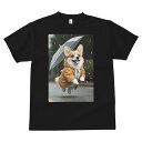 コーギー Tシャツ 犬愛 ユニークデザインメンズ キッズ 犬ファン 半袖 春夏 プリント 大人カジュアル かわいい 人間用 ギフト 個性的 猛暑対策 雨 コーギー 傘 レインコート