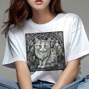 Tシャツ 犬愛 ユニークデザインレディース 犬ファン 半袖 春夏 プリント 大人カジュアル かわいい 人間用 ギフト 個性的 猛暑対策 花 植物 アート