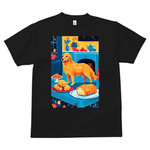 ゴールデンレトリバー Tシャツ 犬愛 ユニークデザインメンズ キッズ 犬ファン 半袖 春夏 プリント 大人..