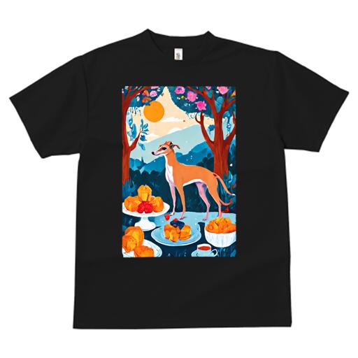 ウィペット Tシャツ 犬愛 ユニークデザインメンズ キッズ 犬ファン 半袖 春夏 プリント 大人カジュアル..