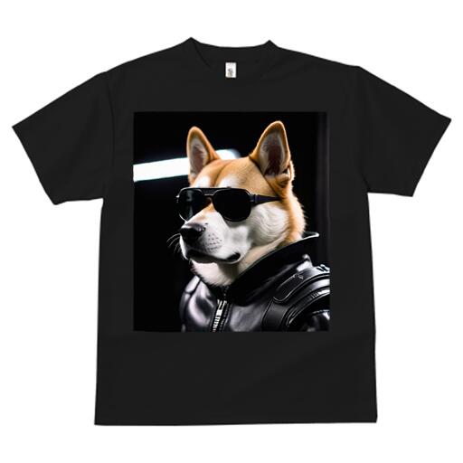 柴犬 Tシャツ 犬愛 ユニークデザインメンズ キッズ 犬ファン 半袖 春夏 プリント 大人カジュアル かわいい 人間用 ギフト 個性的 猛暑対策 サングラス 柴犬 革ジャン クール