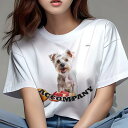 ウェストハイランドホワイトテリア Tシャツ 犬愛 ユニークデザインレディース 犬ファン 半袖 春夏 プリント 大人カジュアル かわいい 人間用 ギフト 個性的 猛暑対策 果物 ウェストハイランドホワイトテリア