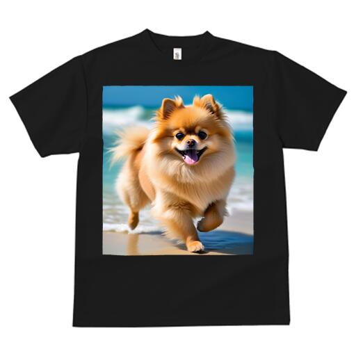 ポメラニアン Tシャツ 犬愛 ユニークデザインメンズ キッズ 犬ファン 半袖 春夏 プリント 大人カジュア..