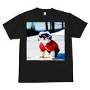シーズー Tシャツ 犬愛 ユニークデザインメンズ キッズ 犬ファン 半袖 春夏 プリント 大人カジュアル かわいい 人間用 ギフト 個性的 猛暑対策 雪 シーズー スキーゴーグル スキージャケット