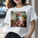 シベリアンハスキー Tシャツ 犬愛 ユニークデザインレディース 犬ファン 半袖 春夏 プリント 大人カジュアル かわいい 人間用 ギフト 個性的 猛暑対策 エプロン シベリアンハスキー 帽子 キッチン