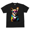 コーギー Tシャツ 犬愛 ユニークデザインメンズ キッズ 犬ファン 半袖 春夏 プリント 大人カジュアル かわいい 人間用 ギフト 個性的 猛暑対策 サングラス コーギー ジャケット