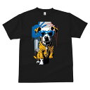 ダルメシアン Tシャツ 犬愛 ユニークデザインメンズ キッズ 犬ファン 半袖 春夏 プリント 大人カジュアル かわいい 人間用 ギフト 個性的 猛暑対策 サングラス ダルメシアン ジャケット ストリートアート グラフィティ
