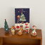 クリスマス 飾り ミニチュア インテリア 雑貨 置物 デザート パン クレープ 猫 卓上 プレゼント デコレーション 玄関 オブジェ かわいい 小さめ ディスプレイ