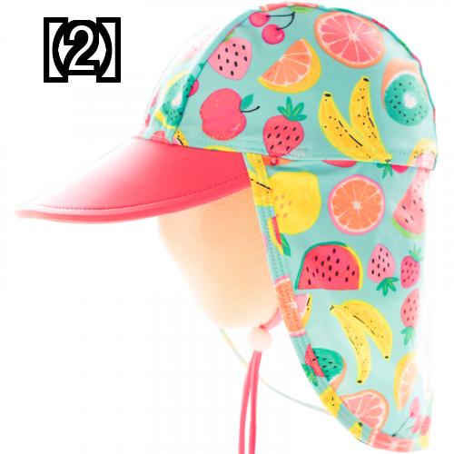 赤ちゃん用日よけ帽子 夏用 女の子 ビーチ ネックガード 水泳帽 速乾性 通気性 日焼け止め 抗紫外線 キャップ