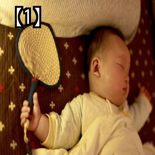 幼児の赤ちゃん 伝統的な手作りのガマ 小さな ファン ミニ ポータブル ファンファン 中国風 アンティーク ギフト