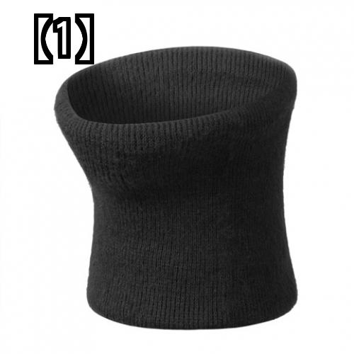 ネックウォーマー おしゃれ ニット 差し色 赤 青 防寒 暖かい 重ね着 アウトドア 秋冬 男女兼用