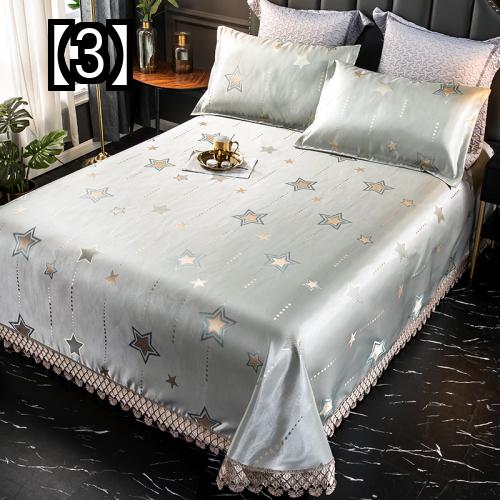 ベッドカバー 冬 セット フリル 姫 ベッドスカート 寝具 サテン 星 フルーツ チェック柄 薄手 やわらかい おしゃれ ピンク 緑