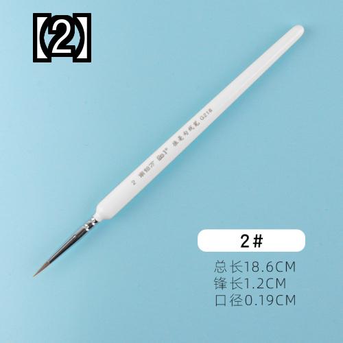 筆 水彩 極細 ライン 石絵 ブラシ 手描き セット アクリル 画材 美術 学校 プラモデル ネイル 細い 白 黒