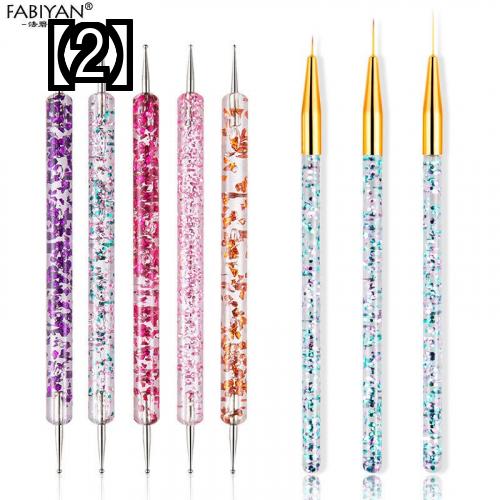 ネイル 筆 ブラシ セット 細筆 ロング ショート グラデーション ドット ファンブラシ ネイル用品 可愛い