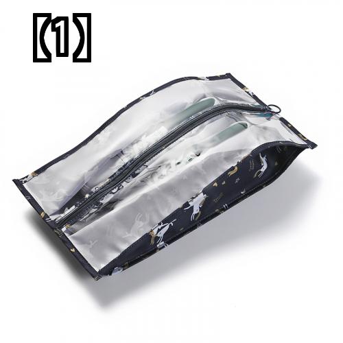 シューズバッグ 大人 便利 かわいい ユニコーン ピンク ファスナー 持ち手 掛ける 収納 出張 旅行 アウトドア スポーツ ジム 靴