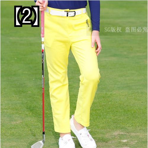 ゴルフウェア キッズ 男の子 女の子 秋冬 ポロシャツ スポーツ カジュアル ファッション 長袖 ズボン 黄色 青