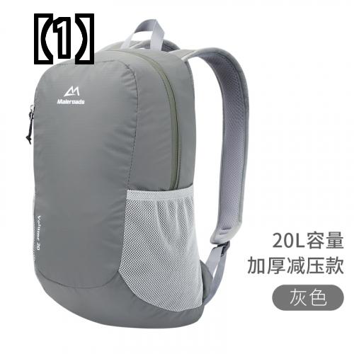 バックパック レディース メンズ おしゃれ 大容量 軽量 20L キャンプ 防水 ランニング 登山 リュック 黒 グレー 青 アウトドア 折りたたみ式 ポータブル