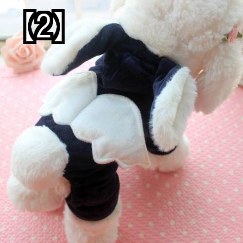 犬 服 秋冬 かわいい ドッグウェア 着ぐるみ つなぎ カバーオール 綿 裏起毛 ボア 暖かい 保温 防寒 もこもこ フード 小型犬 厚手 4本足 お散歩 ペット 冬 耳 羽 クマ サンタ 赤 茶色 黒