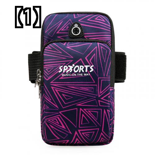 ランニング アームポーチ スポーツ フィットネス スマホ レディース リスト 紫 グレー 青 小物入れ 伸縮 ベルト 軽量 大容量 通気性 防水