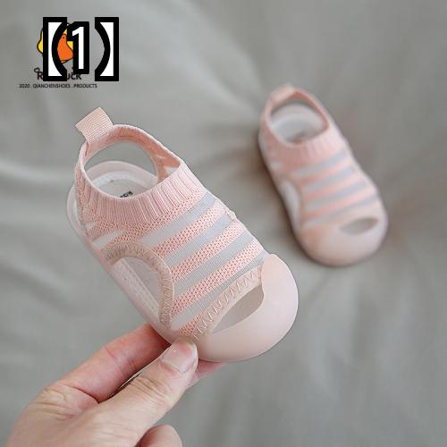 夏の新しい子供用サンダル　男の子幼児靴　女の子赤ちゃん　赤ちゃん靴　ソフトボトム滑り止め