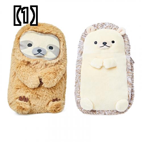 ぬいぐるみの筆箱 創造的な個性 面白い文房具 バッグ シンプル大容量の学生の筆箱 筆入れ ペンケース 筆記用具収納 文房具のサムネイル