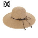 ビーチハット 女性の夏の海辺の外出 日よけ 日焼け対策 サンハット 麦わら帽子