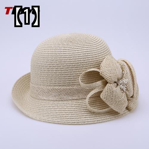 帽子 女性の夏の太陽の帽子 西洋スタイル 夏の日よけ 日焼け対策 サンハット 麦わら帽子