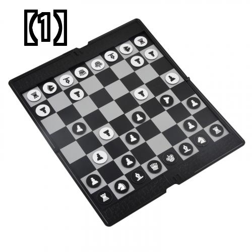 UBAIA 磁気 折りたたみ 式 ウォレット チェス ミニ ポータブル トラベル スリム チェス