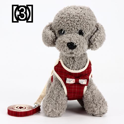 犬の鎖 ペット チェスト ハーネス テディ ビション 小型犬の鎖 ベスト タイプ 犬のチェーン ペット用品