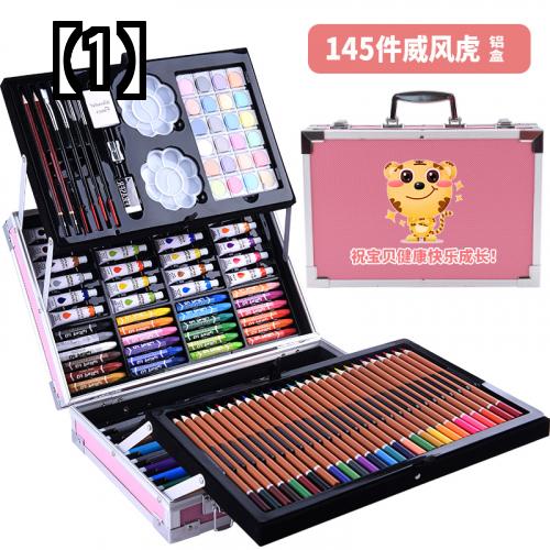 絵画セット ステーショナリーギフト 文房具絵画 学用品 ペイント ツール セット 子供用 ペイントギフトボックス ペイント ツール 幼稚 園 カラー ペン ギフトのサムネイル