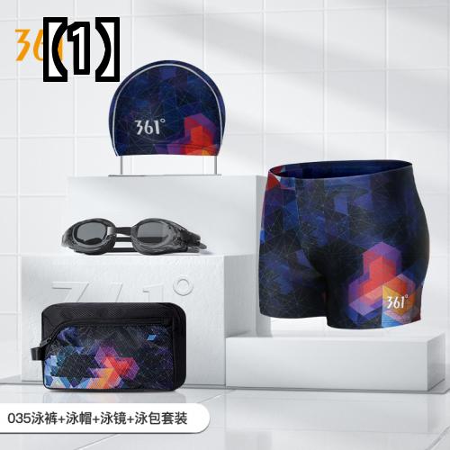 水泳 パンツ 男性用 水着 男性用 スーツ 平角 速乾性 プロの水泳 パンツ 水泳帽 ゴーグル