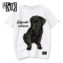 Tシャツ 犬服 犬柄 半袖 ラブラドール 柄 シャツ ペット 犬柄服 犬 ファン アパレル