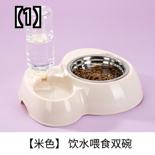 ペット用品 転倒防止 ダブルボウル 猫 中 小型犬 自動 飲用 ペット製品