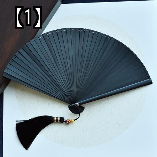 和風中国風　すべて竹の扇子　手作りの小さな5インチのダンスファン　扇子　うちわ　ポータブルファン