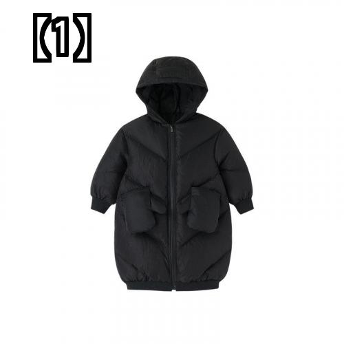 子供用 ダウンジャケット 赤ちゃんの薄いダウン ジャケット ジッパー セーター ベビー 暖かいジャケット フード 付き 1