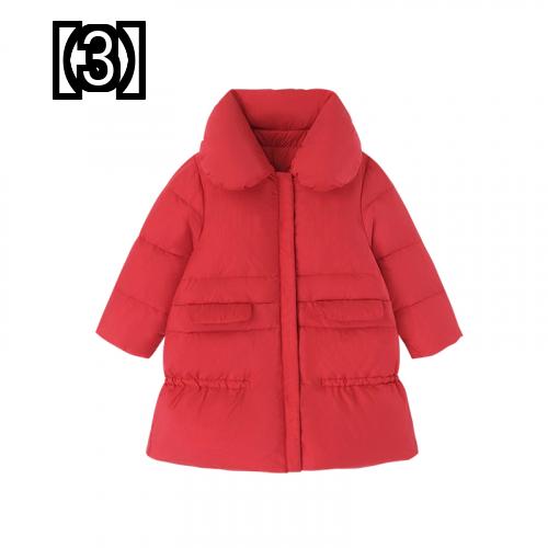 子供用 ダウンジャケット 赤ちゃんの薄いダウン ジャケット ジッパー セーター ベビー 暖かいジャケット フード 付き 3