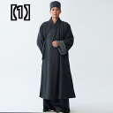僧服 仏教服 瞑想服 修行服 僧侶の服 暖かいウールの厚い綿のキルティング 二重層　暖かい長いガウンと短いガウンのスーツ