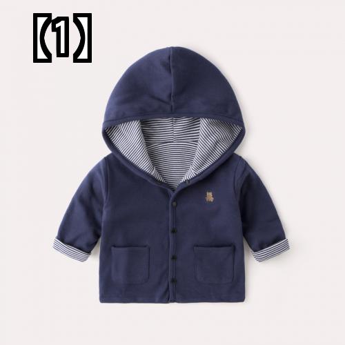 ベビー ジャケット ガールズ アンド ボーイズ フォーリン スタイル アウター ピュア コットン トップス 幼児服 ベビー 服