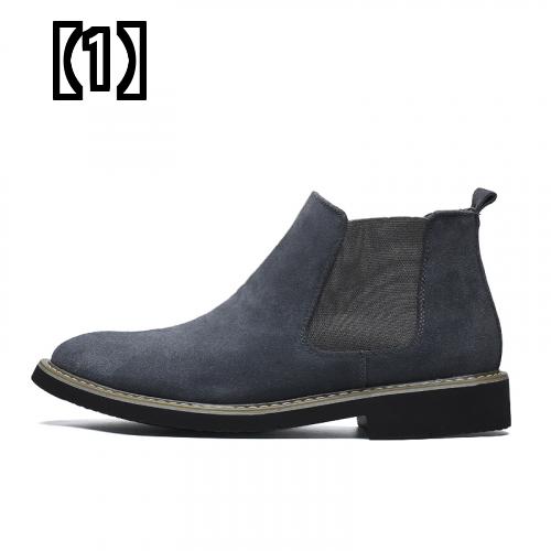 チェルシーブーツ ショートブーツ 英国スタイル メンズブーツ 防寒 メンズブーツ 男性靴 滑り止め カジュアル おしゃれ