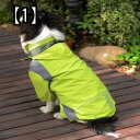 レインコート 犬用 ポンチョ ペット用品 フード付き ドッグウェア 犬服 梅雨 カッパ アウター 中型犬 大型犬 簡単着用 着せやすい