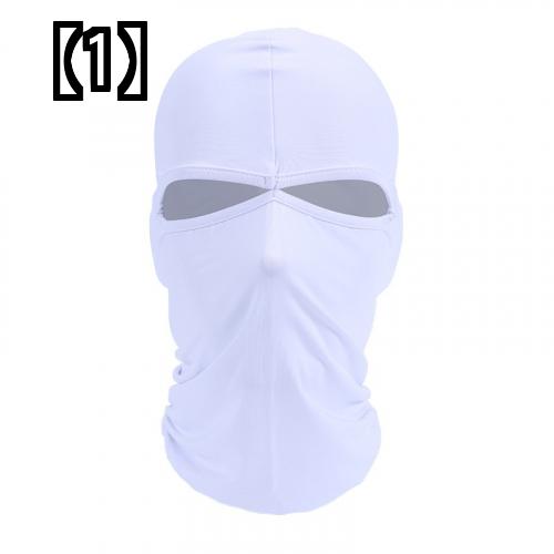 フェイスマスク 日焼け止め マスク 通気性 アイス シルク ヘッド ギア 顔面 保護 オートバイ 屋外 マスク帽子