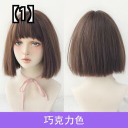 ウィッグ かつら 女性 ショート ヘア ショート カーリー ヘアネット 赤 チー 前髪 丸顔 ふわふわ ナチュラル ボボ ヘッド