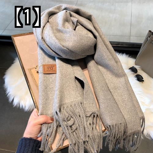 ショール ストール おしゃれ エレガント 暖かい おすすめ スカーフ レディース 冬 ファッション ブレンドカシミヤ オールマッチ デュアルユース ビブ ピュアカラー