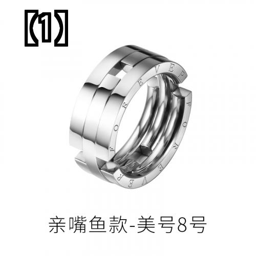 ファッションリング 指輪 おしゃれ リング チタン鋼 創造的 リング 個性 シングル 指輪