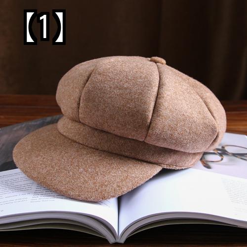 キャスケット帽 おしゃれ 帽子 ファッション八角形の帽子 かわいい帽子