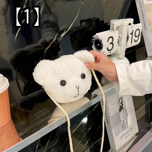 子供用バッグ 財布 かわいい キャラクター おすすめ バックパック 個性的 ぬいぐるみ風 クマバッグ 女の子 ワンショルダー メッセンジャー 小銭入れ