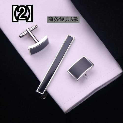 ネクタイピン メンズ ビジネス 父の日 おしゃれ おすすめ シルバー シンプル カフリンクセット バースデー ギフト ボックス