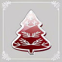 タロットクロス tarot クリスマスツリー 冬 テーブルクロス タペストリー インテリア 正方形 グッズ かわいい ラグジュアリー 祭壇 赤 レッド