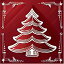 タロットクロス tarot クリスマスツリー 冬 テーブルクロス タペストリー インテリア 正方形 グッズ かわいい ラグジュアリー 祭壇 赤 レッド