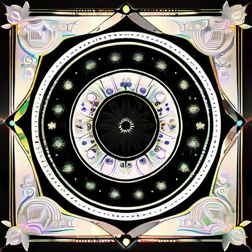 タロットクロス tarot 黒 占い 神秘的 曼荼羅 星 花 魔法陣 ホロスコープス テーブルクロス タペストリー おしゃれ 祭壇 撮影背景 正方形 グッズ アクセサリー